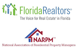 Florida Realtors and NARPM logo